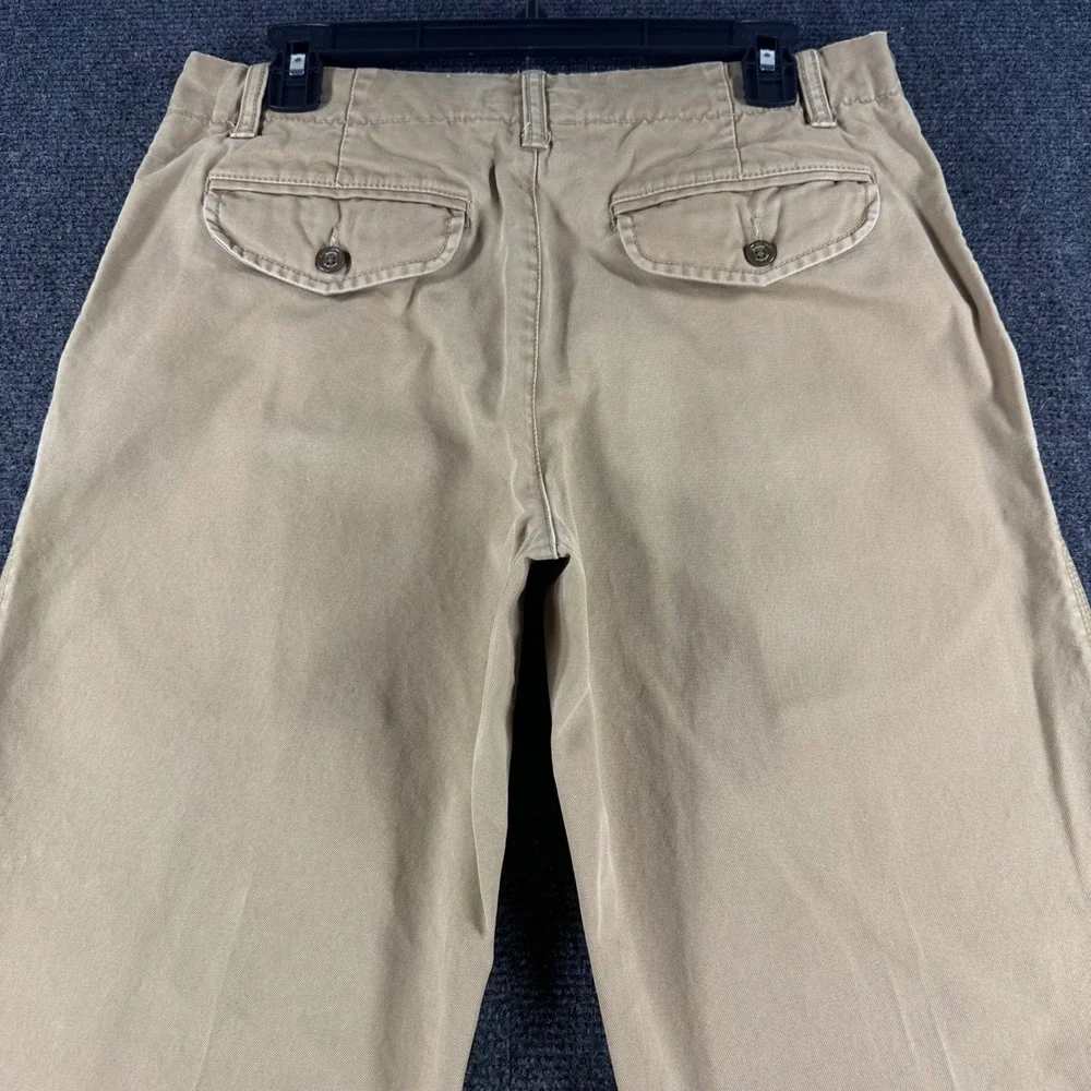 Banana Republic Chino Pants Mens 30/32 Khaki Tan Cotton Twill Straight Leg